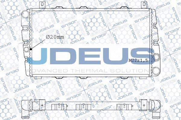 Jdeus M-038004A - Радиатор, охлаждение двигателя www.avaruosad.ee