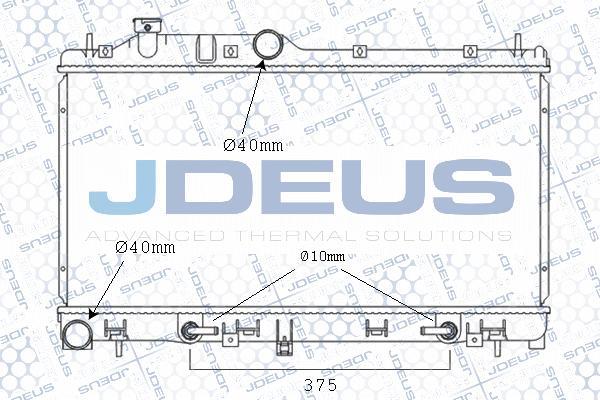 Jdeus M-026010A - Radiaator,mootorijahutus www.avaruosad.ee