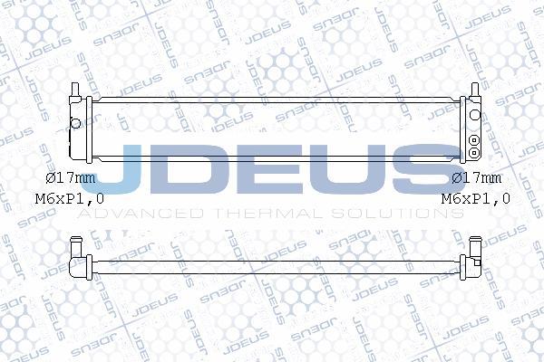 Jdeus M-028101X - Radiaator,mootorijahutus www.avaruosad.ee