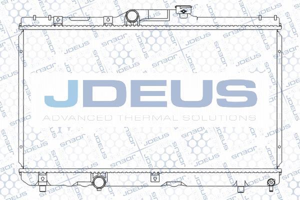 Jdeus M-0281210 - Радиатор, охлаждение двигателя www.avaruosad.ee