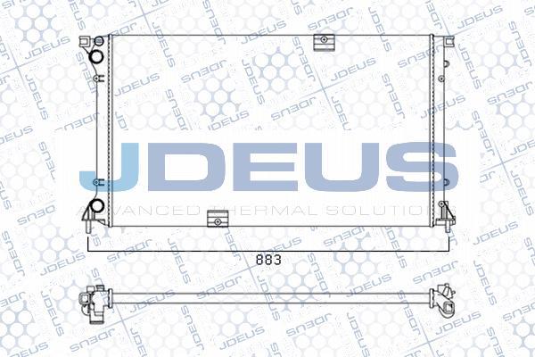 Jdeus M-0230790 - Radiaator,mootorijahutus www.avaruosad.ee