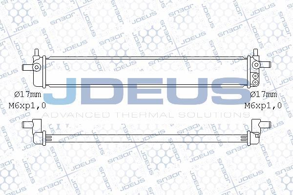 Jdeus M-078003X - Radiaator, käivitusaku www.avaruosad.ee