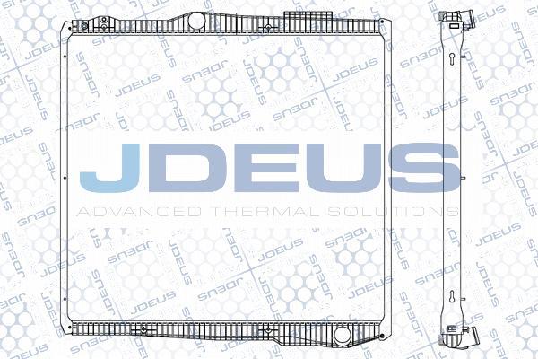 Jdeus M-1410070 - Radiaator,mootorijahutus www.avaruosad.ee