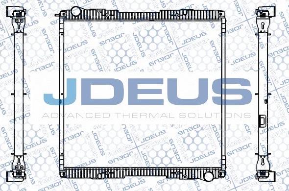 Jdeus M-1410200 - Радиатор, охлаждение двигателя www.avaruosad.ee