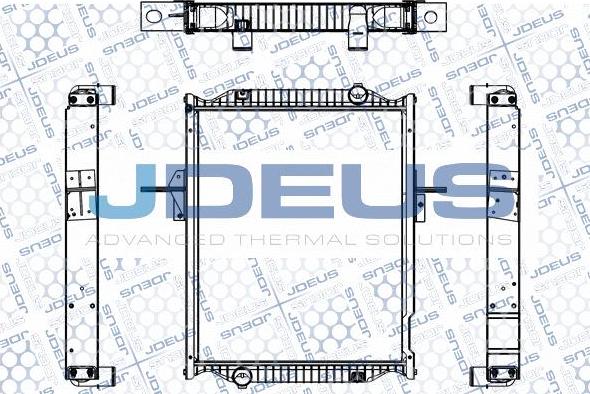 Jdeus M-1231330 - Radiator, engine cooling www.avaruosad.ee