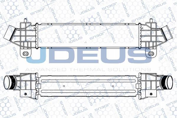 Jdeus M-812113A - Intercooler, charger www.avaruosad.ee