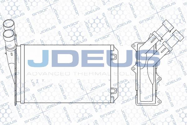 Jdeus M-2070730 - Теплообменник, отопление салона www.avaruosad.ee