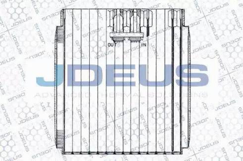 Jdeus RA9140020 - Evaporator, air conditioning www.avaruosad.ee