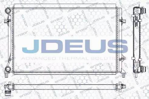 Jdeus RA0010311 - Radiaator,mootorijahutus www.avaruosad.ee