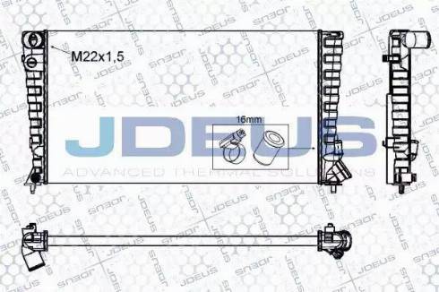 Jdeus RA0070200 - Radiators, Motora dzesēšanas sistēma www.avaruosad.ee