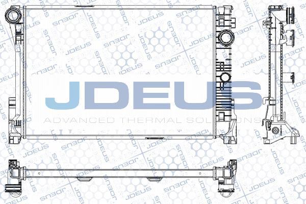 Jdeus RA0170820 - Radiaator,mootorijahutus www.avaruosad.ee