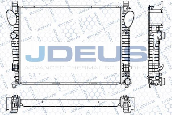 Jdeus RA0170710 - Radiator, engine cooling www.avaruosad.ee