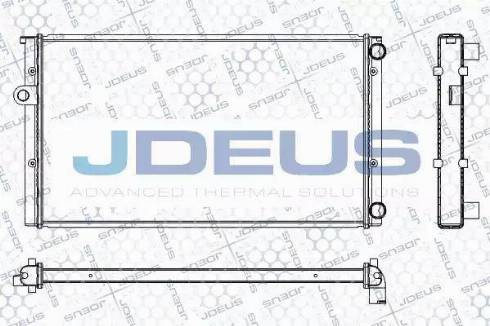 Jdeus RA0300451 - Radiaator,mootorijahutus www.avaruosad.ee