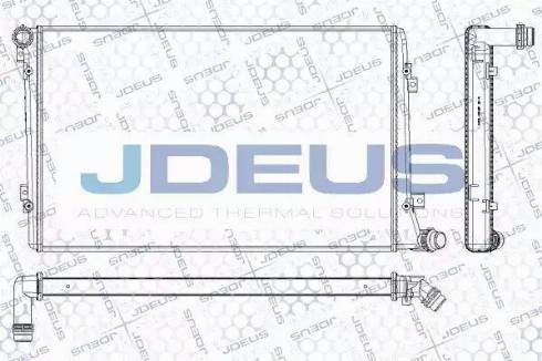 Jdeus RA0300500 - Radiaator,mootorijahutus www.avaruosad.ee