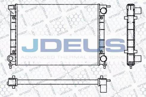 Jdeus RA0300340 - Radiaator,mootorijahutus www.avaruosad.ee