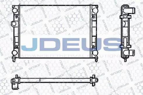 Jdeus RA0300380 - Radiaator,mootorijahutus www.avaruosad.ee