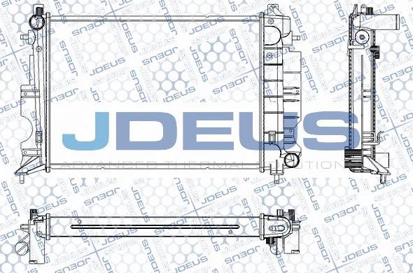 Jdeus RA0240150 - Radiaator,mootorijahutus www.avaruosad.ee