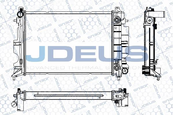Jdeus RA0240180 - Radiaator,mootorijahutus www.avaruosad.ee