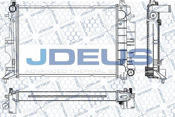 Jdeus RA0240170 - Радиатор, охлаждение двигателя www.avaruosad.ee