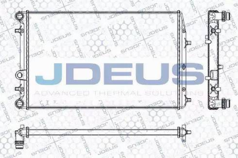 Jdeus RA0250080 - Radiaator,mootorijahutus www.avaruosad.ee