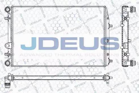 Jdeus RA0250110 - Radiaator,mootorijahutus www.avaruosad.ee