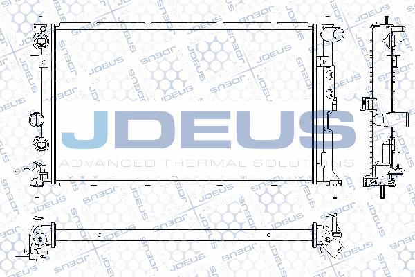 Jdeus RA0200651 - Radiaator,mootorijahutus www.avaruosad.ee