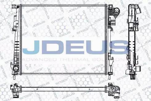 Jdeus RA0230960 - Радиатор, охлаждение двигателя www.avaruosad.ee