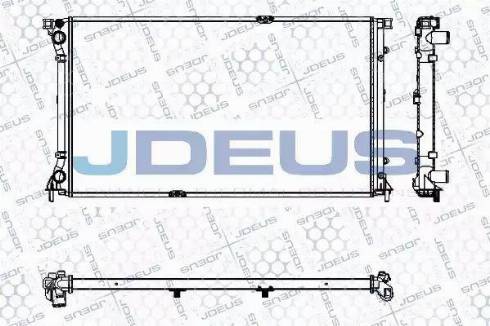 Jdeus RA0230800 - Радиатор, охлаждение двигателя www.avaruosad.ee