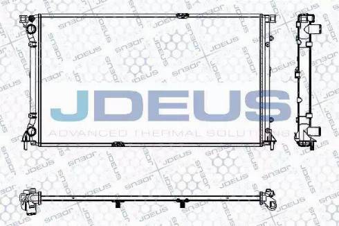 Jdeus RA0230790 - Радиатор, охлаждение двигателя www.avaruosad.ee