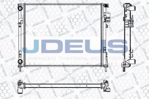 Jdeus RA0230760 - Радиатор, охлаждение двигателя www.avaruosad.ee