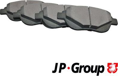 JP Group 4163601810 - Brake Pad Set, disc brake www.avaruosad.ee