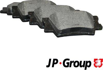 JP Group 4863701810 - Kit de plaquettes de frein, frein à disque www.avaruosad.ee