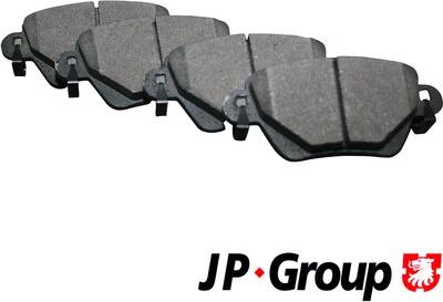 JP Group 1563700210 - Brake Pad Set, disc brake www.avaruosad.ee