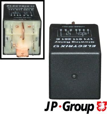 JP Group 1199206600 - Relay, glow plug system www.avaruosad.ee