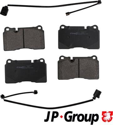 JP Group 1163606810 - Brake Pad Set, disc brake www.avaruosad.ee