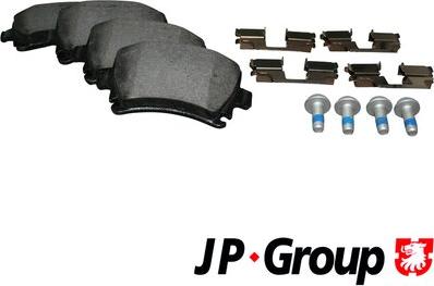 JP Group 1163705410 - Brake Pad Set, disc brake www.avaruosad.ee