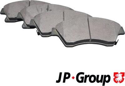 JP Group 1263602510 - Brake Pad Set, disc brake www.avaruosad.ee