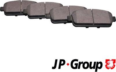 JP Group 1263701510 - Brake Pad Set, disc brake www.avaruosad.ee