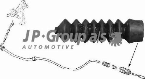 JP Group 8170550300 - Cable, heater flap www.avaruosad.ee
