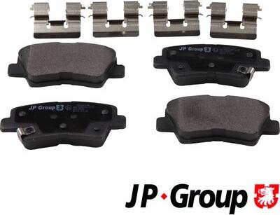 JP Group 3563701110 - Brake Pad Set, disc brake www.avaruosad.ee