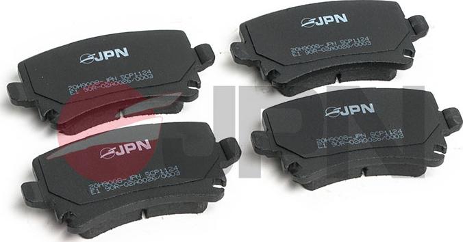 JPN 20H9008-JPN - Brake Pad Set, disc brake www.avaruosad.ee