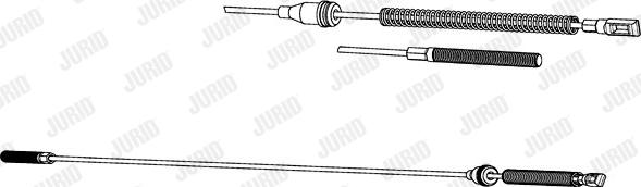 Jurid 432121J - Cable, parking brake www.avaruosad.ee
