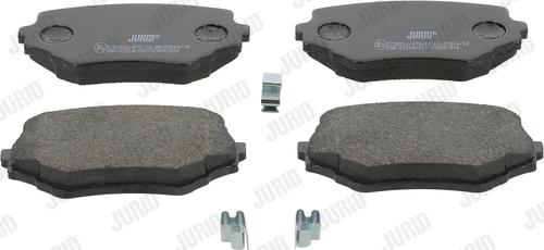 Jurid 572420J - Kit de plaquettes de frein, frein à disque www.avaruosad.ee