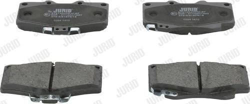 Jurid 572140J - Brake Pad Set, disc brake www.avaruosad.ee
