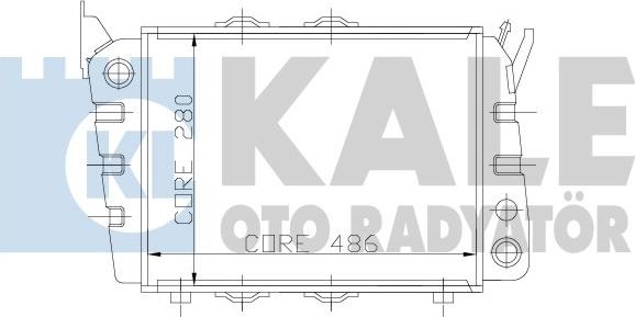 KALE OTO RADYATÖR 164699 - Radiaator,mootorijahutus www.avaruosad.ee