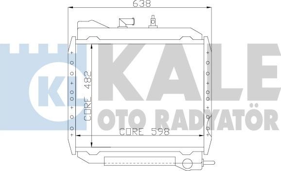 KALE OTO RADYATÖR 114200 - Radiators, Motora dzesēšanas sistēma www.avaruosad.ee