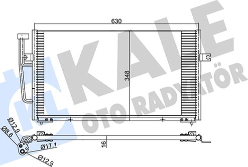 KALE OTO RADYATÖR 390400 - Kondensaator,kliimaseade www.avaruosad.ee