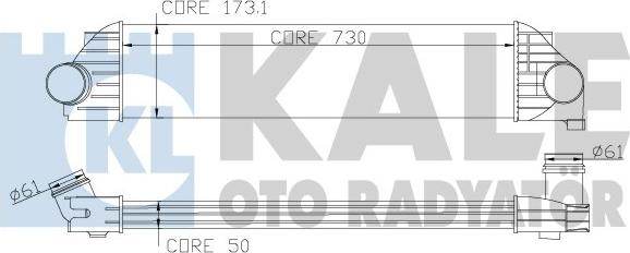 KALE OTO RADYATÖR 345035 - Kompressoriõhu radiaator www.avaruosad.ee