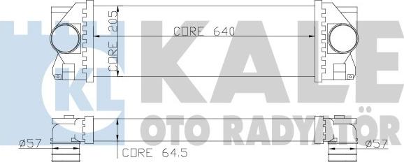 KALE OTO RADYATÖR 342800 - Kompressoriõhu radiaator www.avaruosad.ee