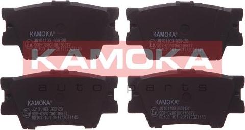 Kamoka JQ101103 - Kit de plaquettes de frein, frein à disque www.avaruosad.ee